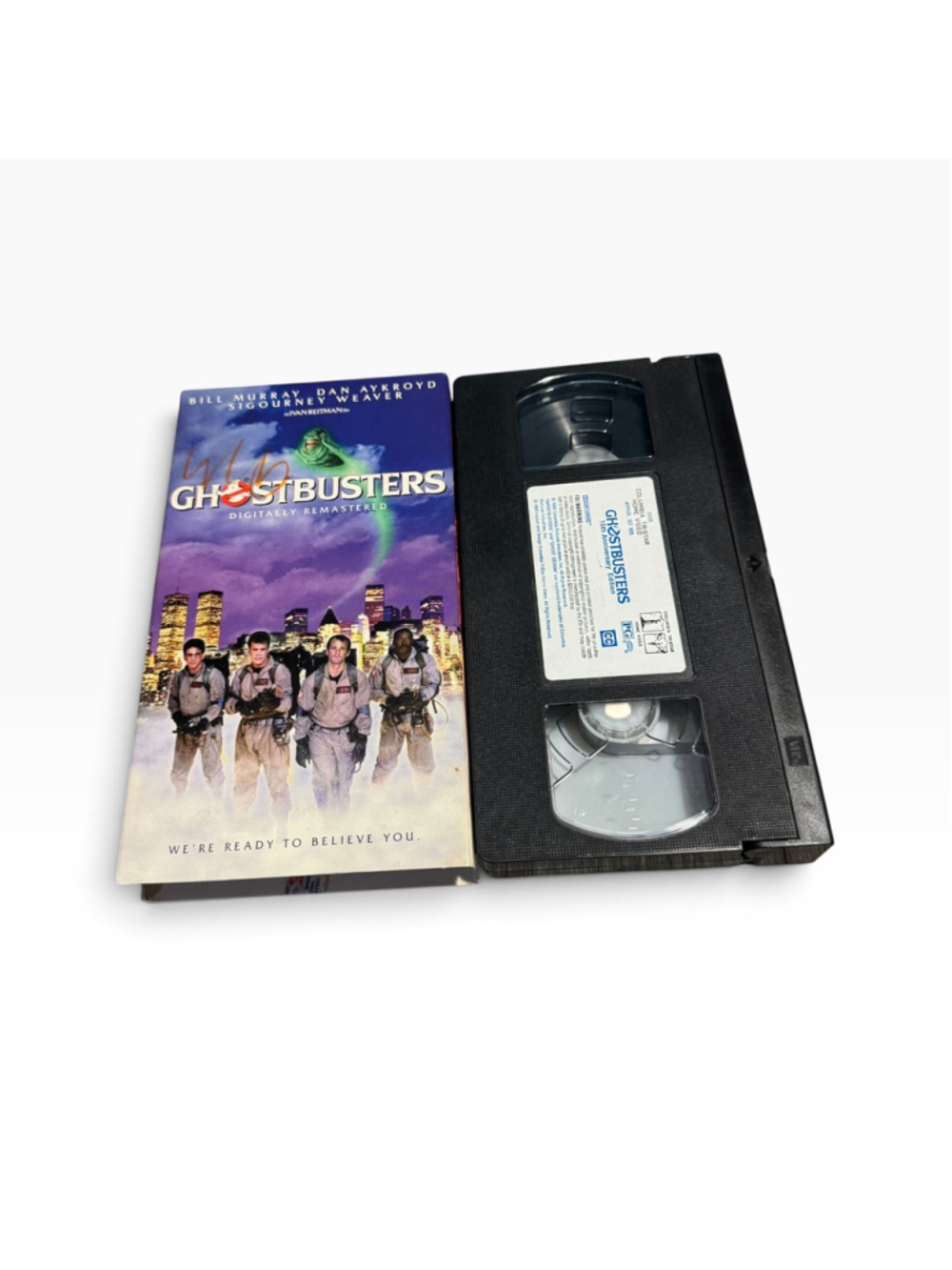 Vintage 1984 Ghostbusters VHS Vcr Tape Movie Columbia TriStar
